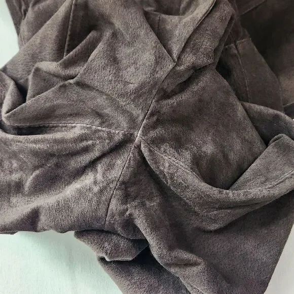 Wilsons Leather Vintage Womens 6 Tall Suede Leather Boot Pants Brown Motorcycle - Picture 6 of 7